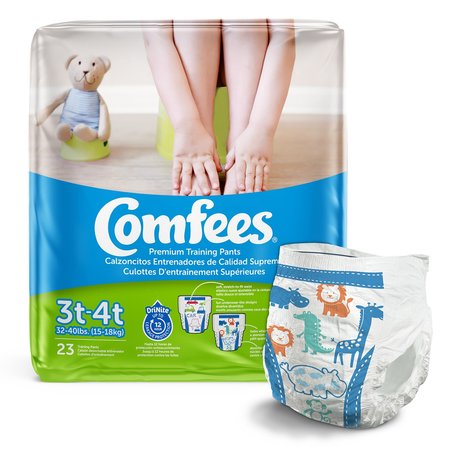 COMFEES Toddler Training Pants Size 3T to 4T 32 to 40 lbs., PK 138 41545